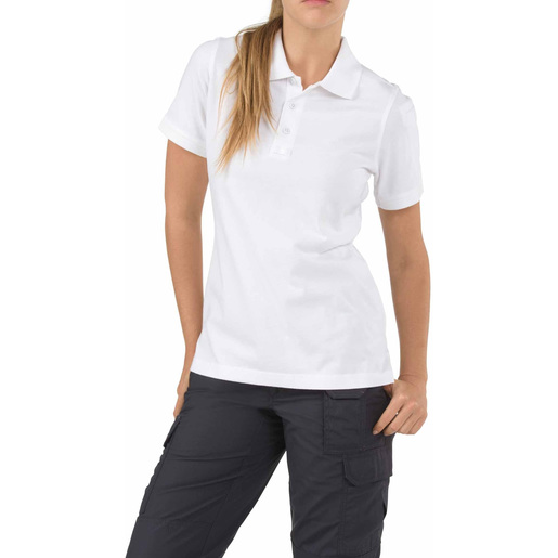 5.11® Women's Tactical® Jersey Short Sleeve Polo Shirts, White