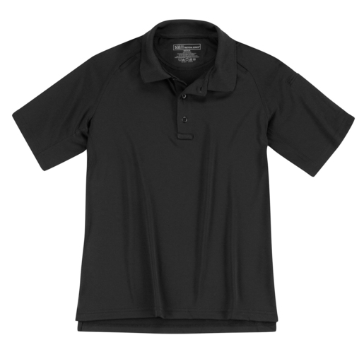 5.11 Women's Performance Polo Shirts, Short Sleeve, Black