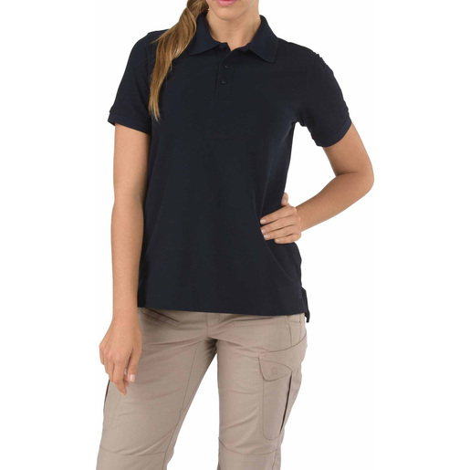 5.11® Women's Utility Short Sleeve Polo Shirt, Dark Navy
