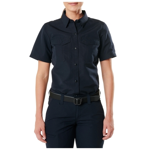 5.11 Women's Fast-Tac™ Short Sleeve Shirt, Dark Navy