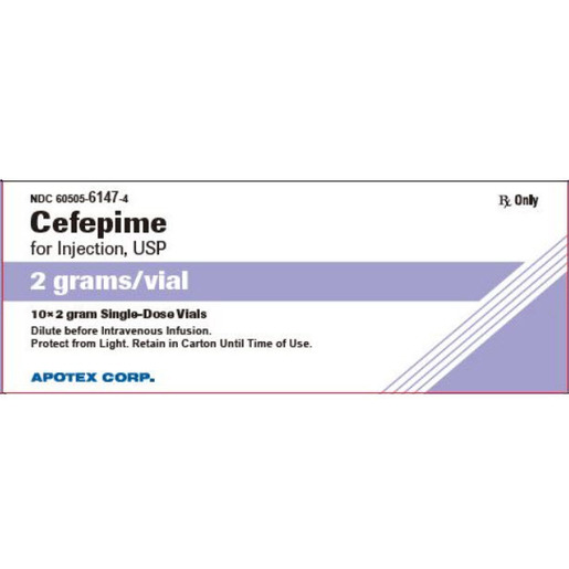 Cefepime, 2g Vial