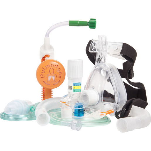 Curaplex® CPAP/Capnography Kit, Adult Medium Mask, 3-Set Valve, CO2 Sampling Line, O2MAX Neb Bitrac ED Mask