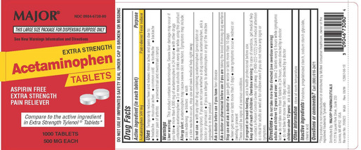 Acetaminophen, 500mg, 100 Tablets