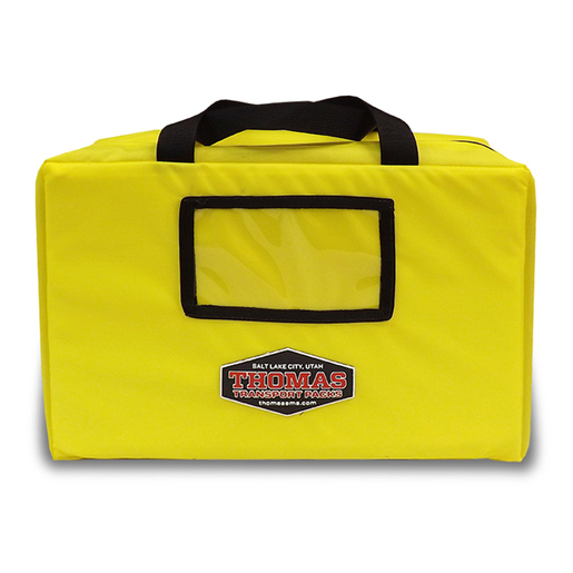 Padded Drug Case, 13in x 9in x 3.5in, Yellow