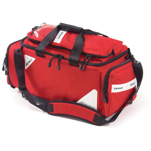 Professional Trauma/Air Management II Bag, 25in L x 11in W x 15in H, Red