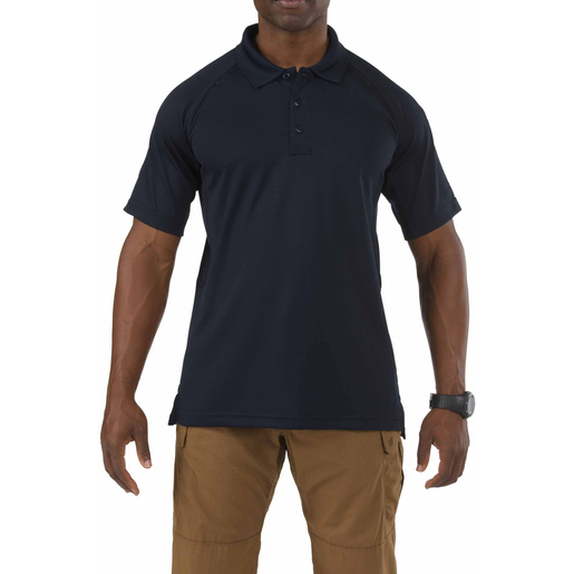 5.11® Men's Performance Short Sleeve Polo Shirts, Dark Navy