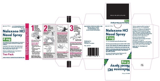 Naloxone HCl, 0.1mL, 4mg Nasal Spray
