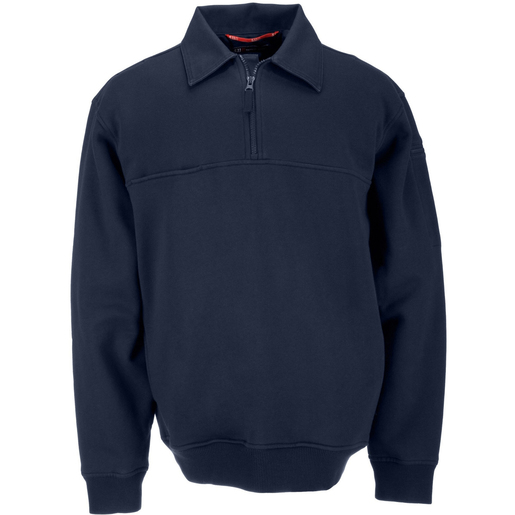 5.11® Men's Long Sleeve Job Shirts with Canvas Details, Fire Navy