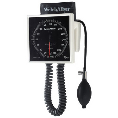 Tycos 767 Series Wall Aneroid Sphygmomanometer, Size 11, Adult