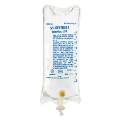 Dextrose 5%, 1000mL Bag