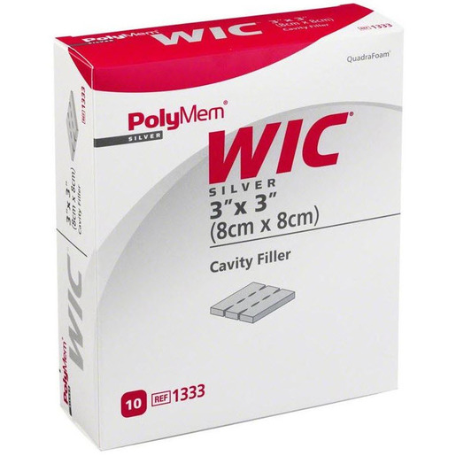 PolyMem WIC Silver Wound Filler, 3in x 3in