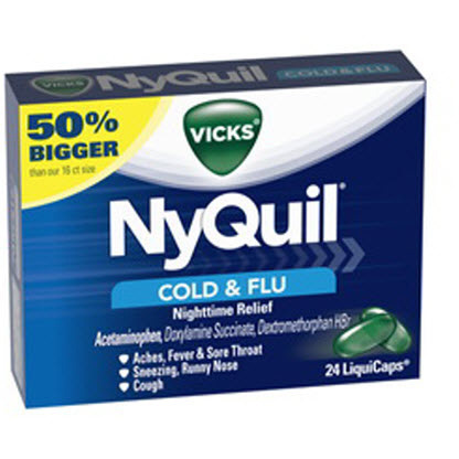 NyQil™ Cold and Flu Relief LiquiCaps