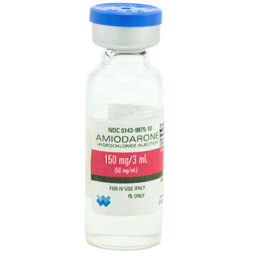 Amiodarone Hydrochloride, 50mg/mL, 3mL Vial