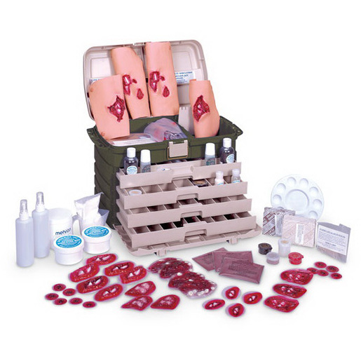 Simulaids Xtreme Trauma Deluxe Moulage Kit - Life Medical Supplier