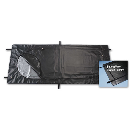 Heavy Duty Body Bag, Curved Zipper, 90in x 36in