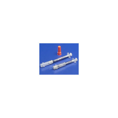 Monoject™ Insulin Safety Syringe with Needle, 1mL, 29ga x 1/2in