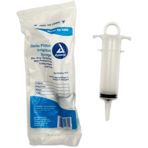 Piston Irrigation Syringe, 60cc