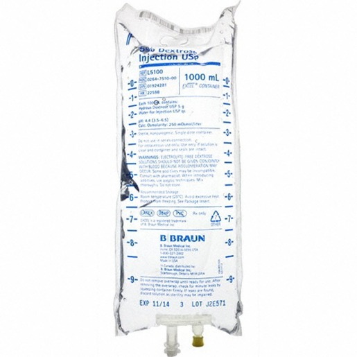 Dextrose 5%, 1000mL Bag