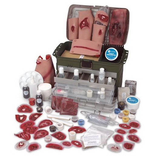 Deluxe Casualty Simulation Kit w/Carry Case