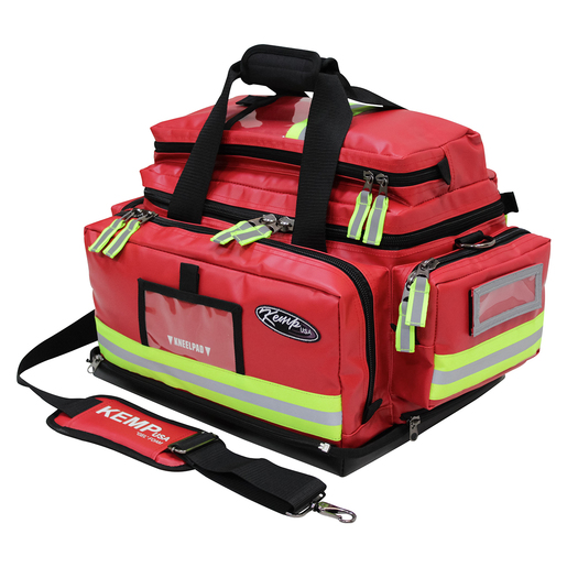 Tarpaulin Fluid-Resistant Large Trauma Bag, Red