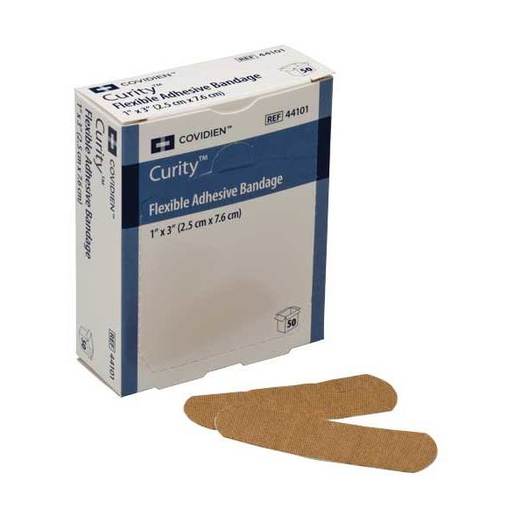 Curity™ Adhesive Plastic Bandages, 1in x 3in