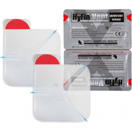 HyFin Vent Chest Seal, Twin Pack