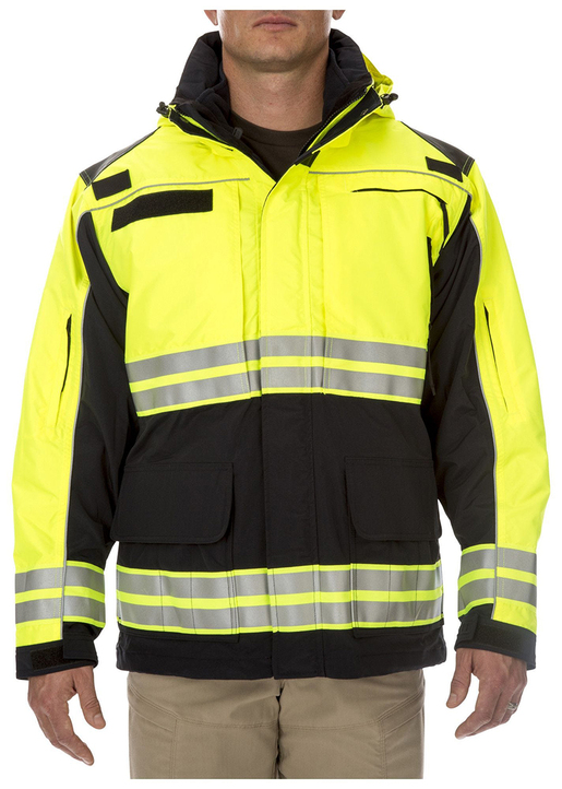 5.11® EMS High Visibility Parka™, Dark Navy/Lime