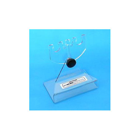 Tubing Holder, Zee-Frame, Adjustable, 5 1/2in to 8 1/2in H, Clear Acrylic