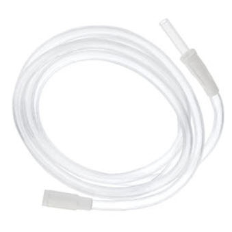 Medi-Vac Non-Conductive Suction Tubing, Male/Male Connectors, 3/16in x 6ft