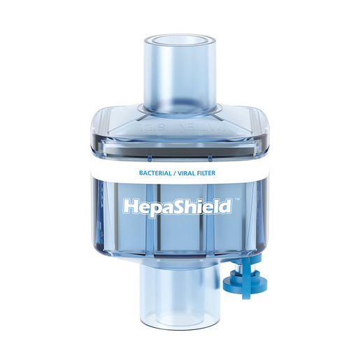 Hepashield™ Pleated Hydrophobic Bacterial/Viral with Luer Lock