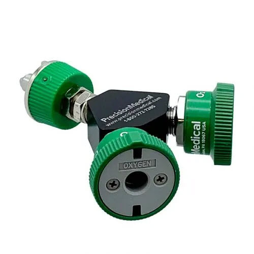 Vacuum Winged Ohmeda Y Block: Male Quick Connect Inlet x Female Coupler Outlets