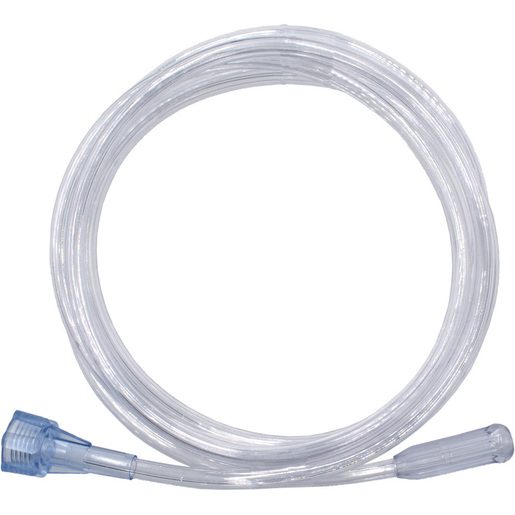 Oxygen Tubing, 3-Channel, 1 Molded Connector End,1 Female Thread Grip End, 25ft