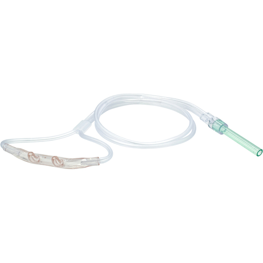 Salter Style , Soft Oxygen Cannula, Adult, High Flow, 7ft 3-channel tubing w/Thread Grip