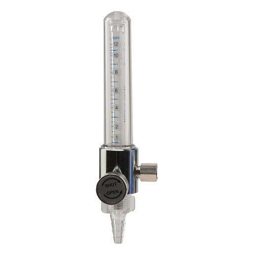 MRI Conditional Nitrous Oxide Flowmeter, Side Inlet with Puritan Bennett Quick Connect, 0- 12 LPM