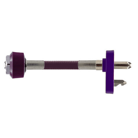 WAGD Hose Assembly, Conductive 1/4in, WAGD DISS Female Hand Tight x VAC Chemetron QC, 35ft