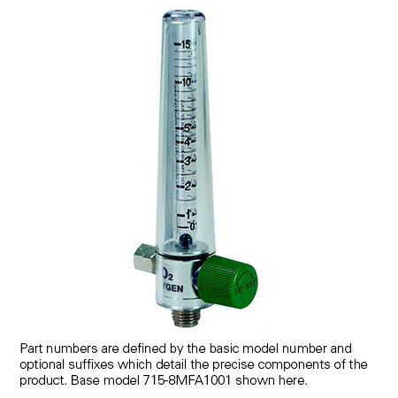 Oxygen Flowmeters, Compact