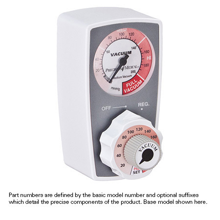 Continuous Vacuum Preset Suction Regulators, Tubing Nipple