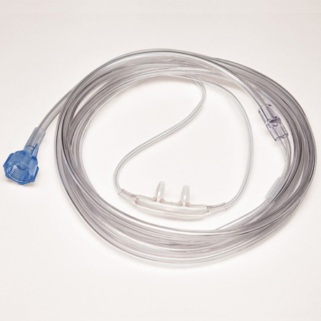 Nasal Cannula, O2 Adult, TLCannula, 7-ft Supply Tube, 3 Channel Tubing, Thread Grip, Ear Cushions